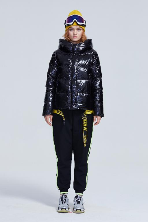 Short Women Winter Coat | Warm Hooded Parka by LateurGo