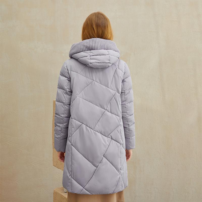 LateurGo Warm Elegant Women's Coat Jacket - Casual Pocket Parka Windproof Jacket