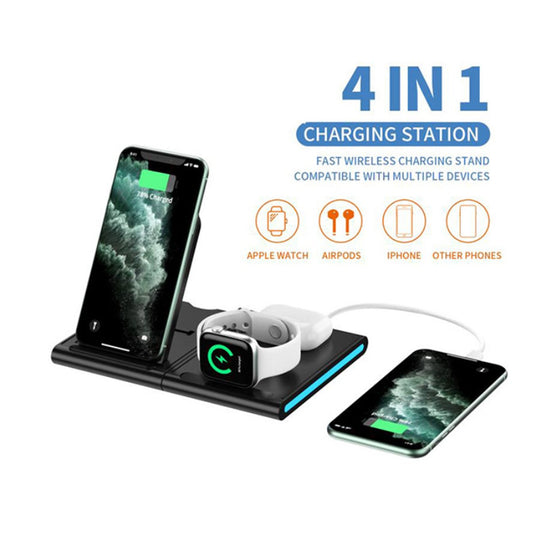 Magnetic Power Tiles | 4 in 1 Wireless Charging 