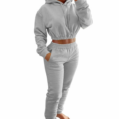 LateurGo Women's Spring and Winter Plush Sports Casual Suit