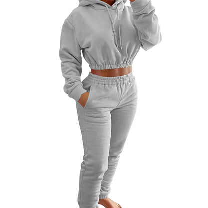 LateurGo Women's Spring and Winter Plush Sports Casual Suit