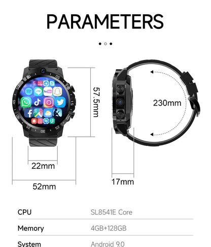 Flagship Model MT27 Smartwatch 4G + 128G Music