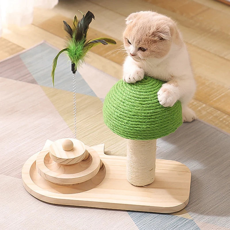 Pet Tree Scratching Post with Toy | Cat Scratchers