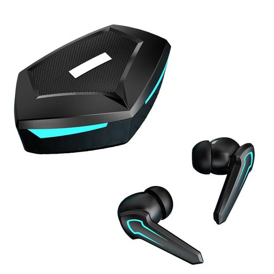 LateurGo Bluetooth Gaming Headset with Low Latency TWS, Bluetooth 5.0, 9D Stereo, Waterproof, and Microphone