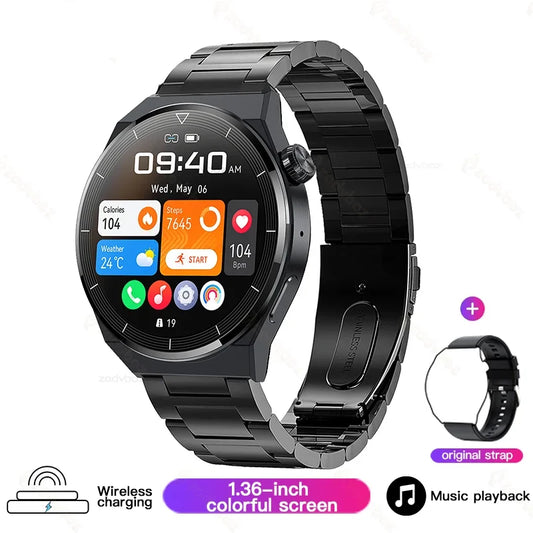 Xiaomi NFC Smartwatch Men GT3 Pro AMOLED 390*390 HD Screen Heart Rate Bluetooth Call IP68 Waterproof