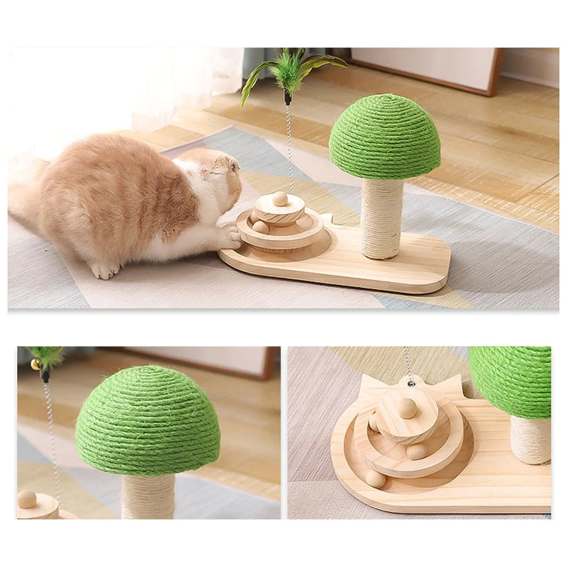 Pet Tree Scratching Post with Toy | Cat Scratchers