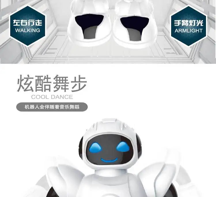 LED Lights Electric Dancing Robot | Educational Toys