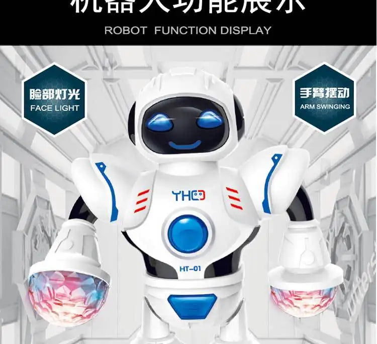 LED Lights Electric Dancing Robot | Educational Toys