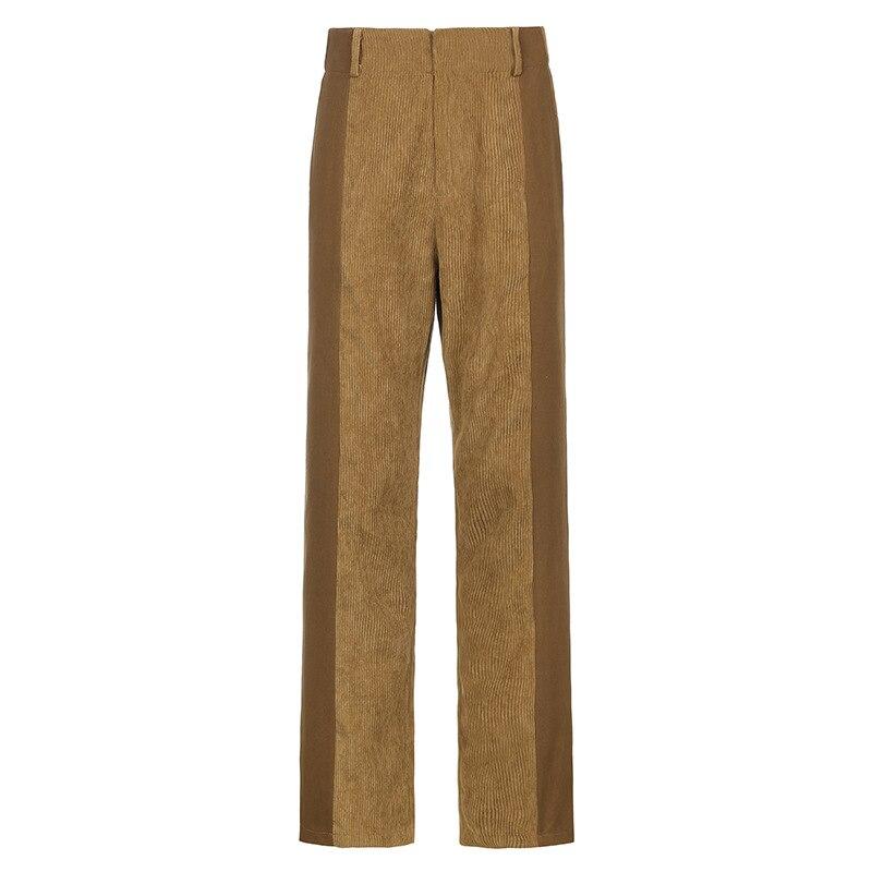 Clothing | Women's Patchwork Corduroy Trousers 