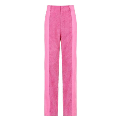 Clothing | Women's Patchwork Corduroy Trousers 