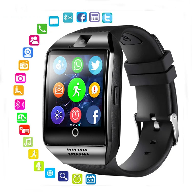 LateurGo Wireless Smartwatch Q18 with SIM Card and Camera