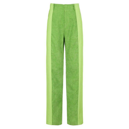Clothing | Women's Patchwork Corduroy Trousers 