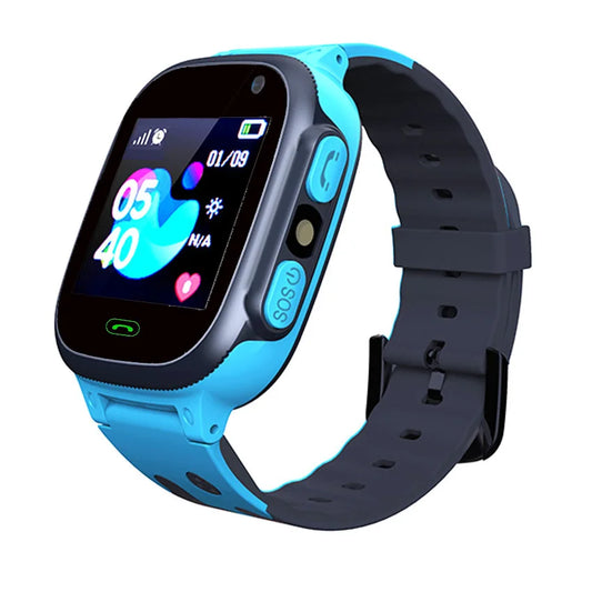 LateurGo Touch Screen Kids Smart Watch - LBS WIFI GPS Tracker with SOS Feature