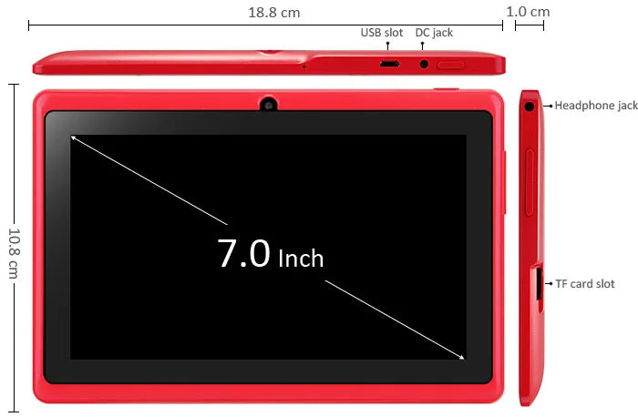 7 inch Mini laptop Android tablet PC with 3G dongle - LateurGo