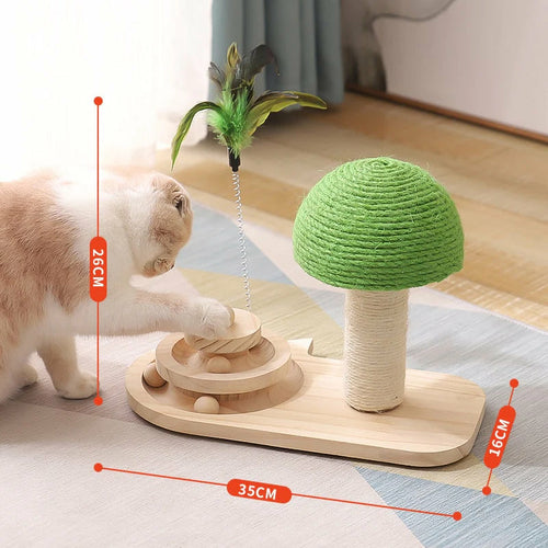 Pet Tree Scratching Post with Toy | Cat Scratchers