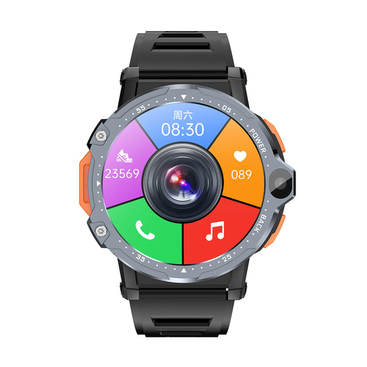 4G Android smartwatch with SIM slot, GPS, and HD camera by LateurGo