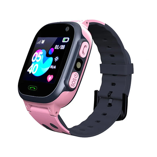 LateurGo Touch Screen Kids Smart Watch - LBS WIFI GPS Tracker with SOS Feature