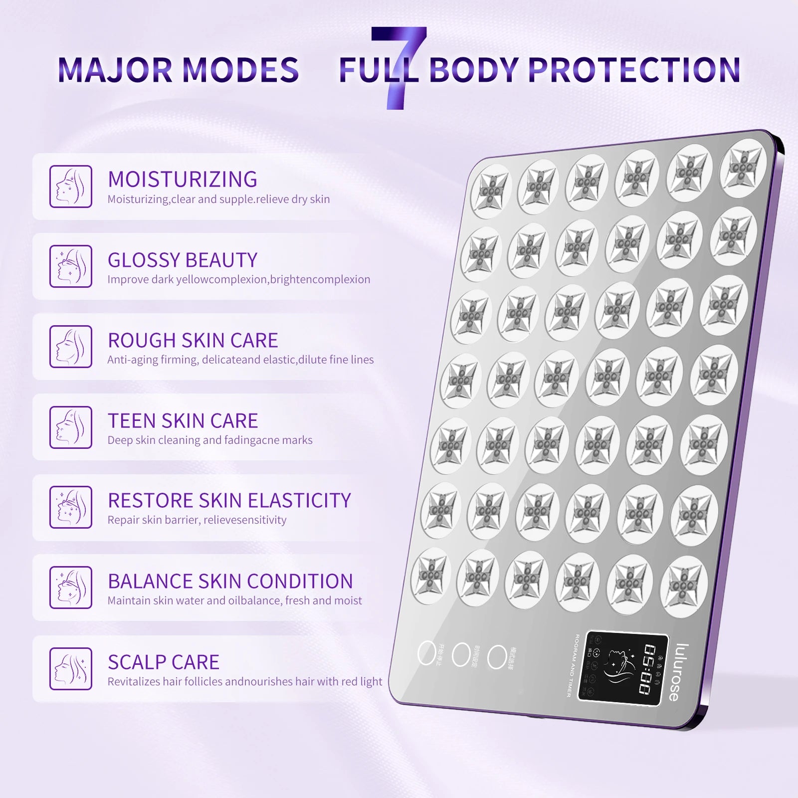 Photon Skin Rejuvenation Therapy Body Skin Care Lamp 