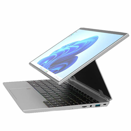 LateurGo Business Laptop PC 14.1 inch Touchscreen Computer with N5105 Quad Core, 2.4G/5G, Windows 10