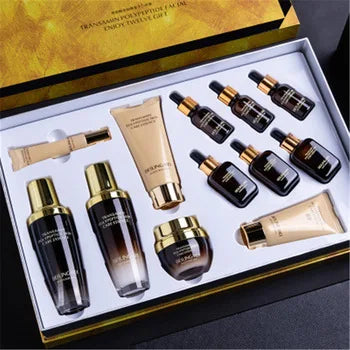 LateurGo Complete 12-Piece Skincare Set for Day and Night Care