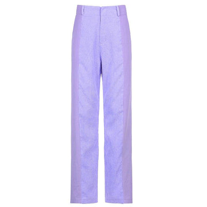 Clothing | Women's Patchwork Corduroy Trousers 