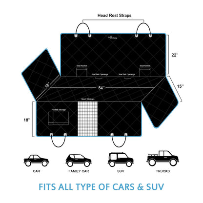 Pet Seat Cover for Cars, Trucks, and SUVs