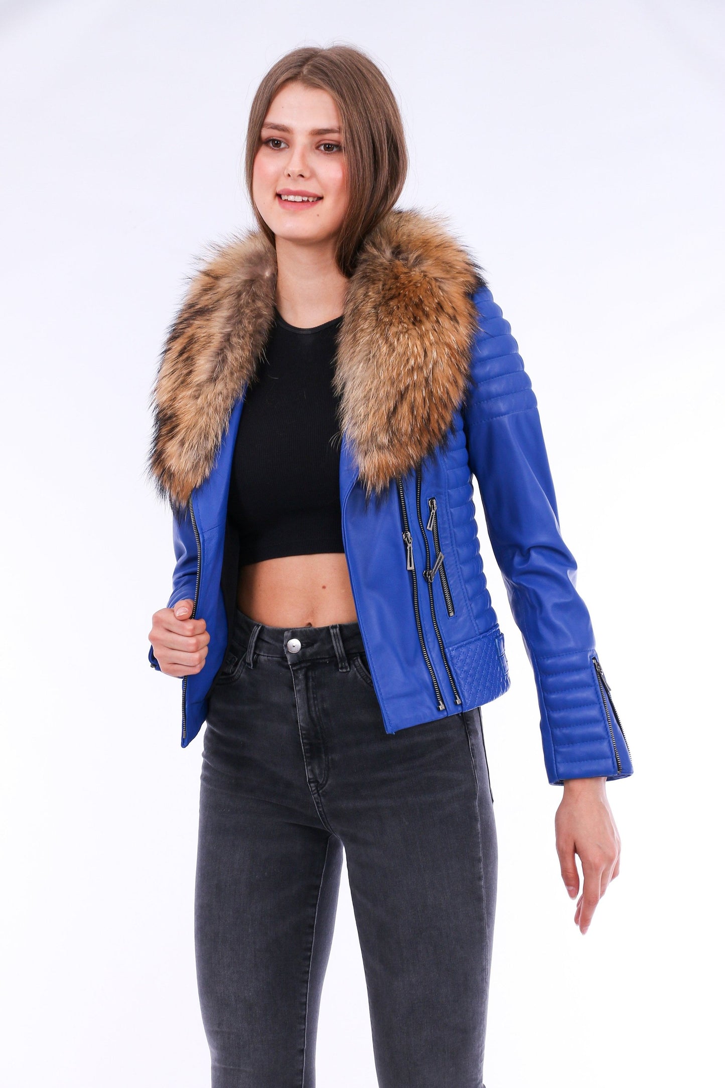 Leather Biker Jacket | Stylish Outerwear