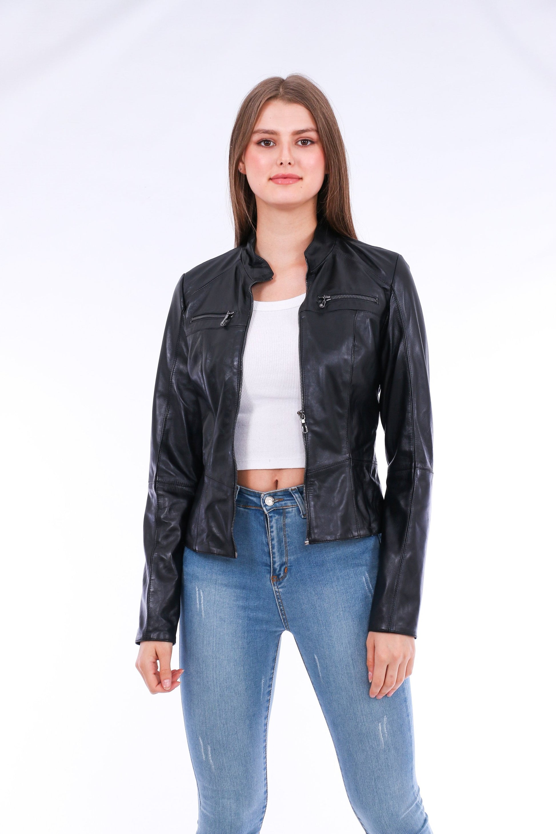 LateurGo Venici Leather Biker Jacket