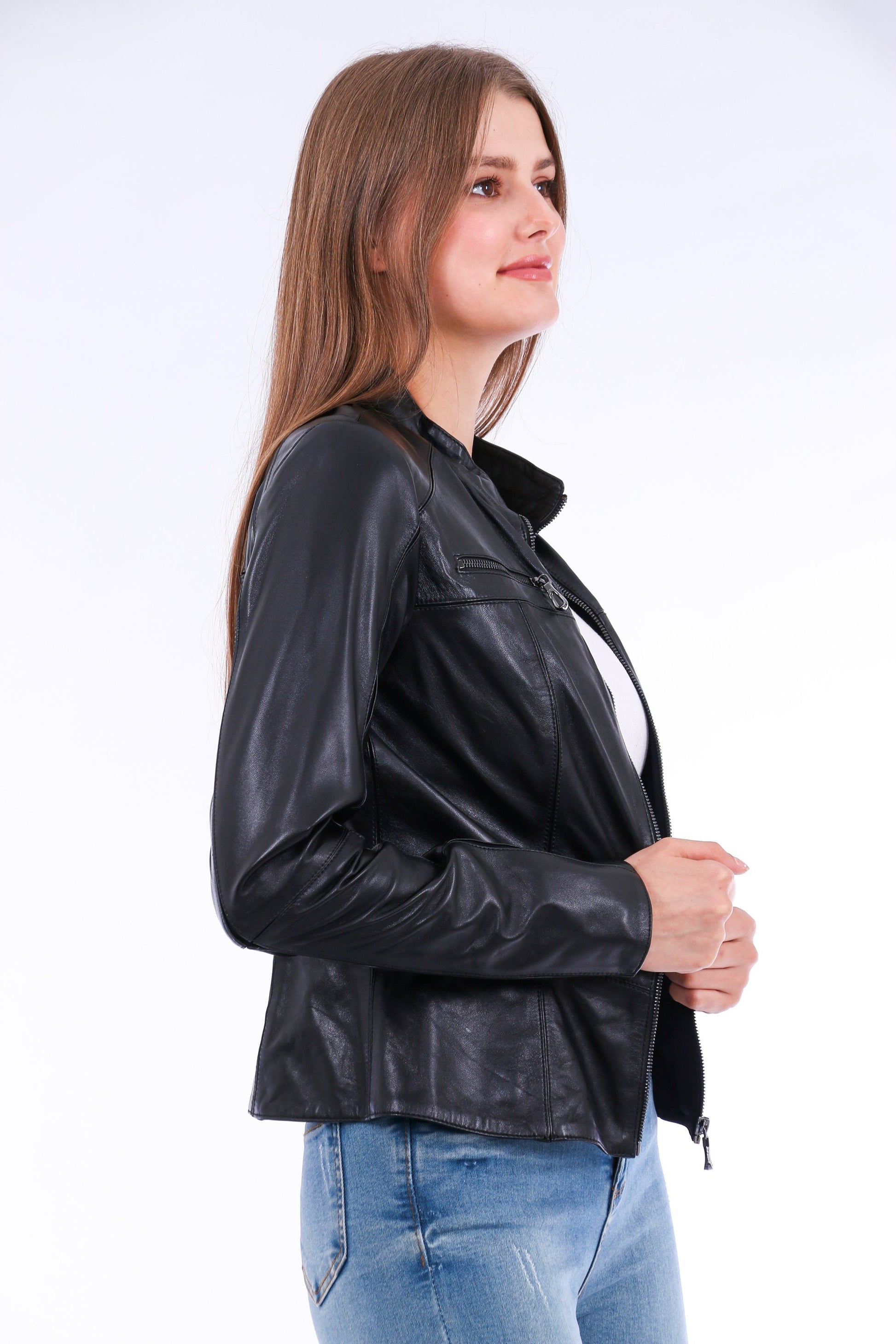 LateurGo Venici Leather Biker Jacket