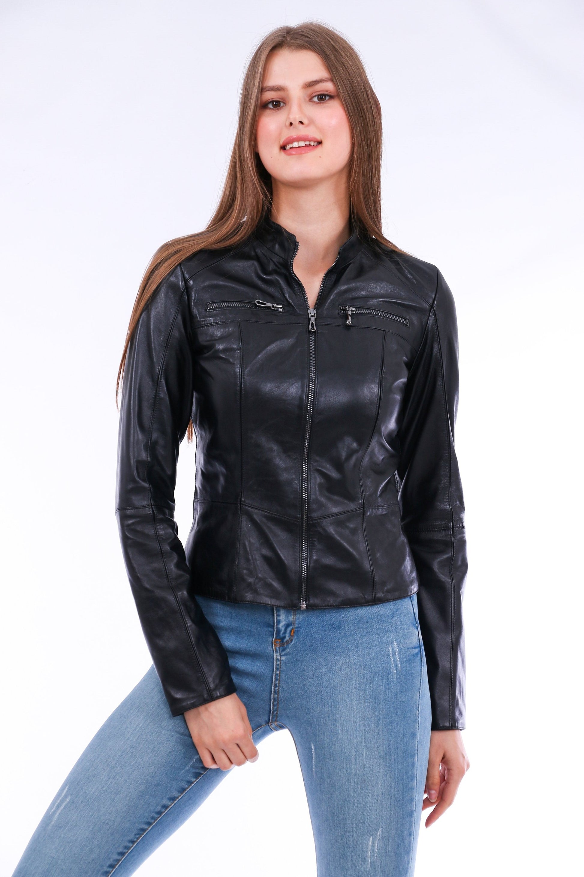 LateurGo Venici Leather Biker Jacket