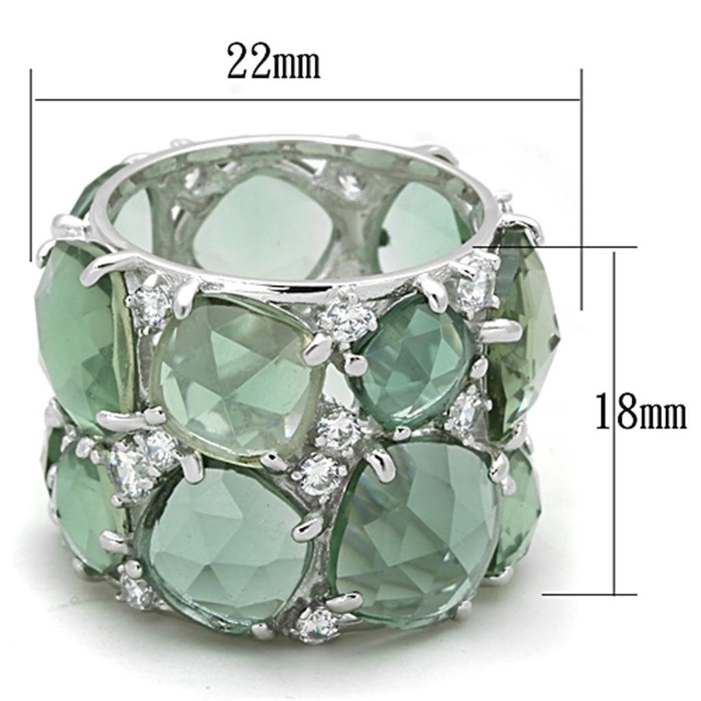 Rhodium 925 Sterling Silver Ring | LateurGo