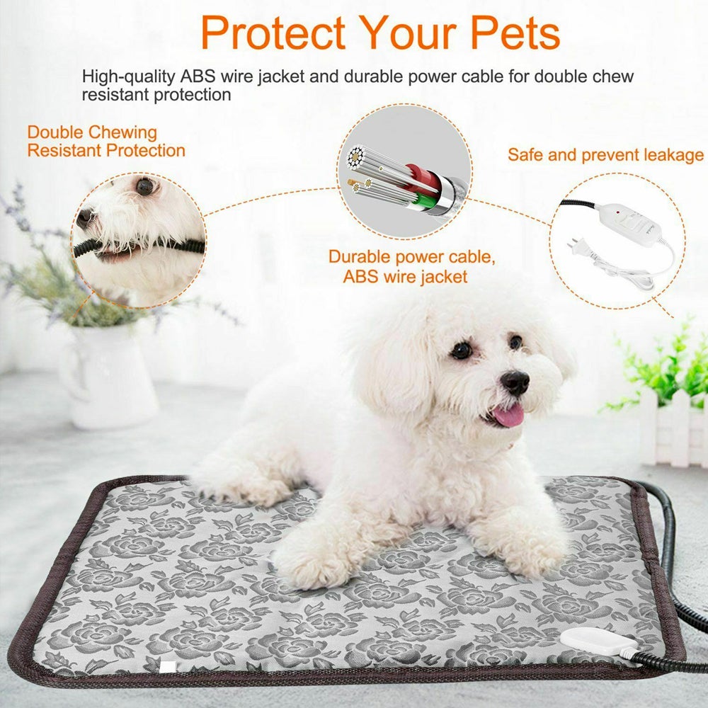 LateurGo Thermal Heating Waterproof Bed Pad for Pets - Adjustable and Comfortable