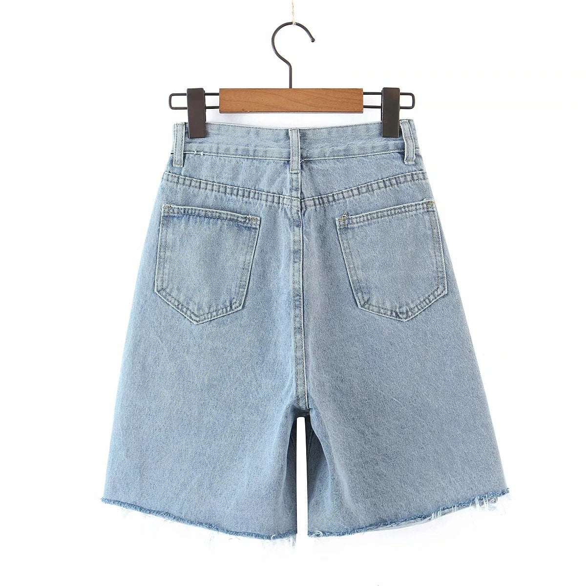  Women's Fashion Embroidered Trendy Jeans Shorts by LateurGo