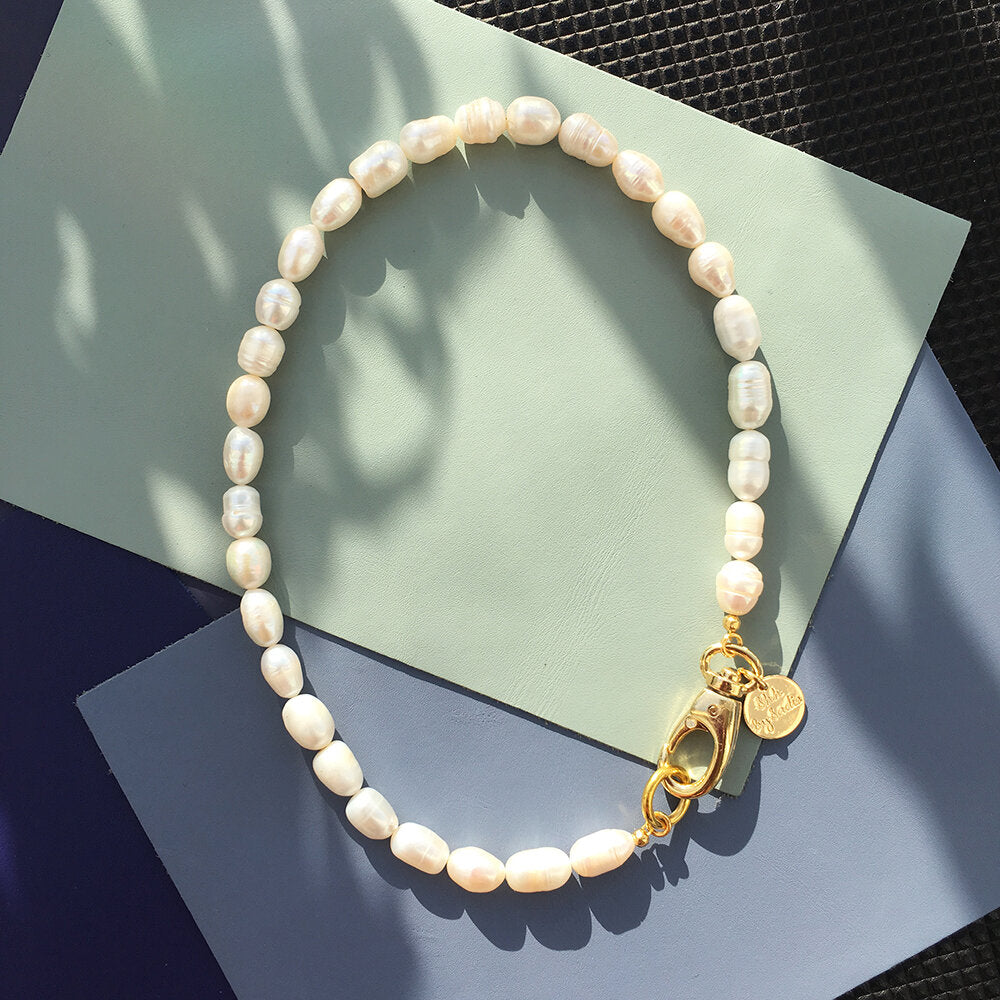 LateurGo Pearl Hardware Necklace