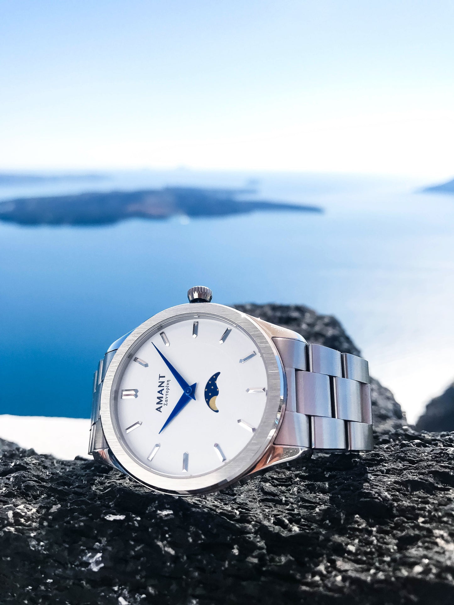 Santorini Moonphase Watch | Elegant Timepiece