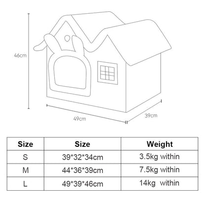 Removable Roof Plush Pet House | LateurGo