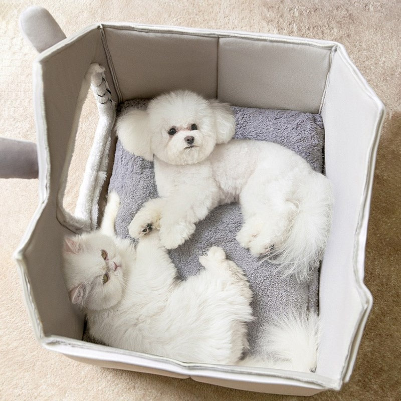 Removable Roof Plush Pet House | LateurGo