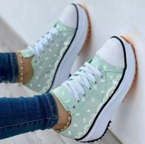 LateurGo Pattern Canvas Women Sneakers