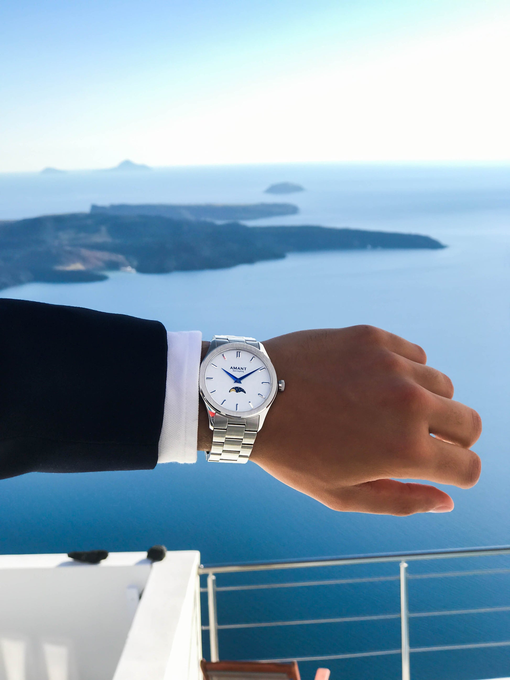 Santorini Moonphase Watch | Elegant Timepiece