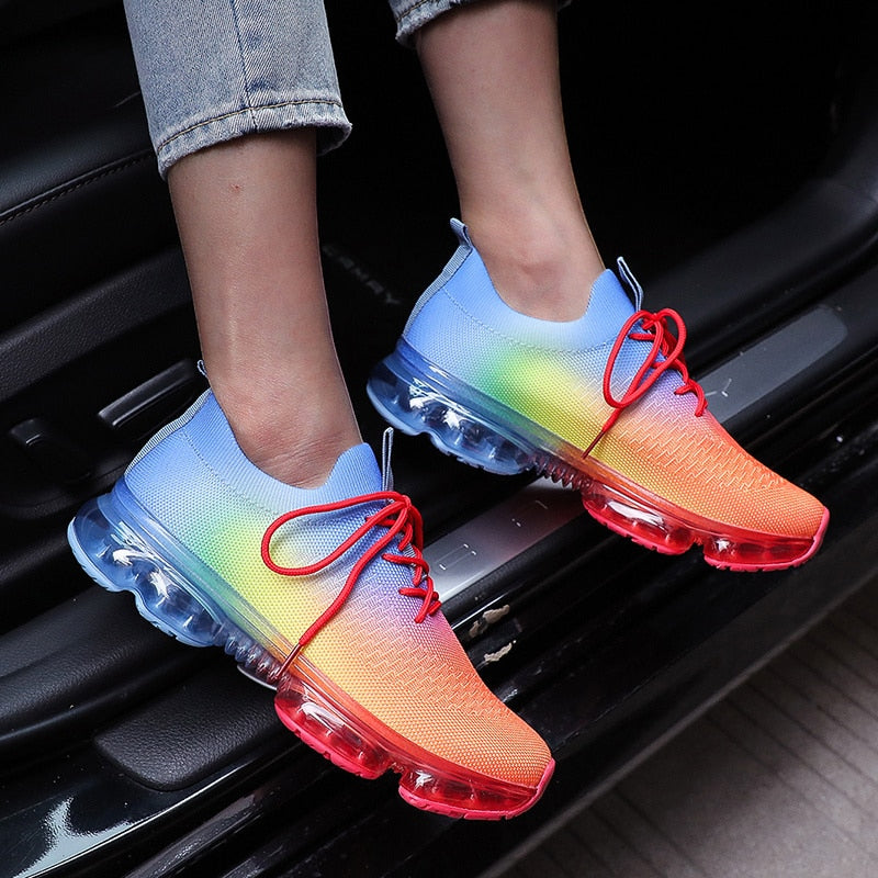 LateurGo Colorful Mesh Cozy Running Sport Women's Shoes