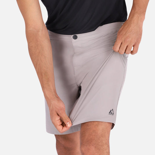 LateurGo Men's Trail Shorts - Grey, Comfortable for Outdoor Activities