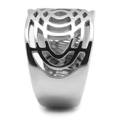 LateurGo Women's Stainless Steel No Stone Rings TK3039