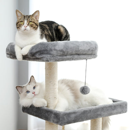 LateurGo Cat Tree Entertainment Tower with Stairs for Climbing and Playing