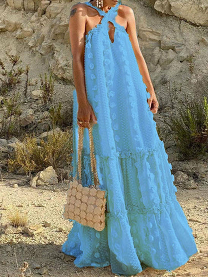 Solid Ball Tassel Dress | Party & Beach Wear Dresses