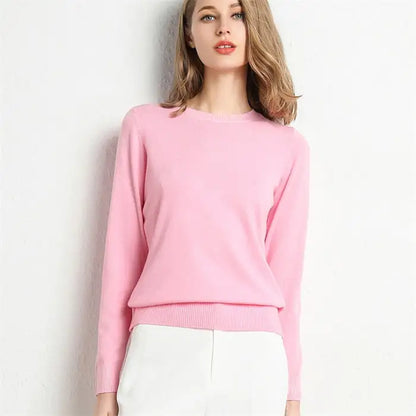 Knitted pullover women sweater