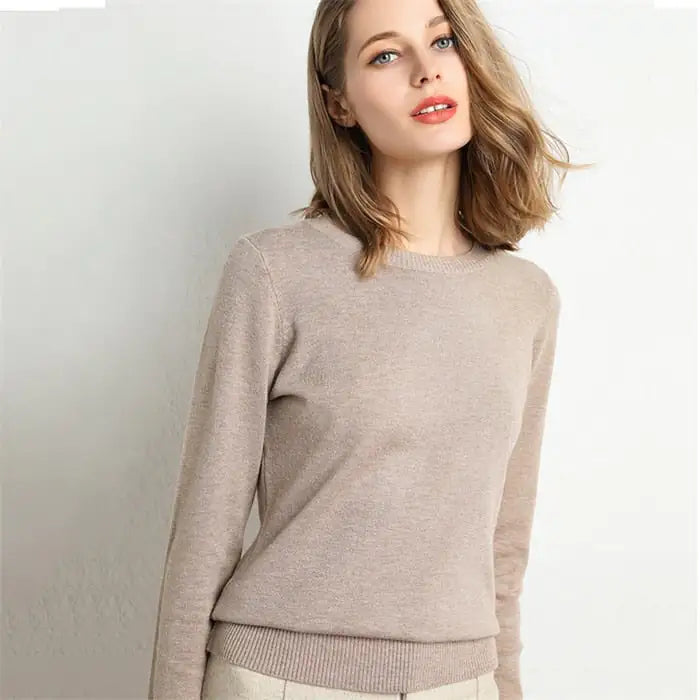 Knitted pullover women sweater