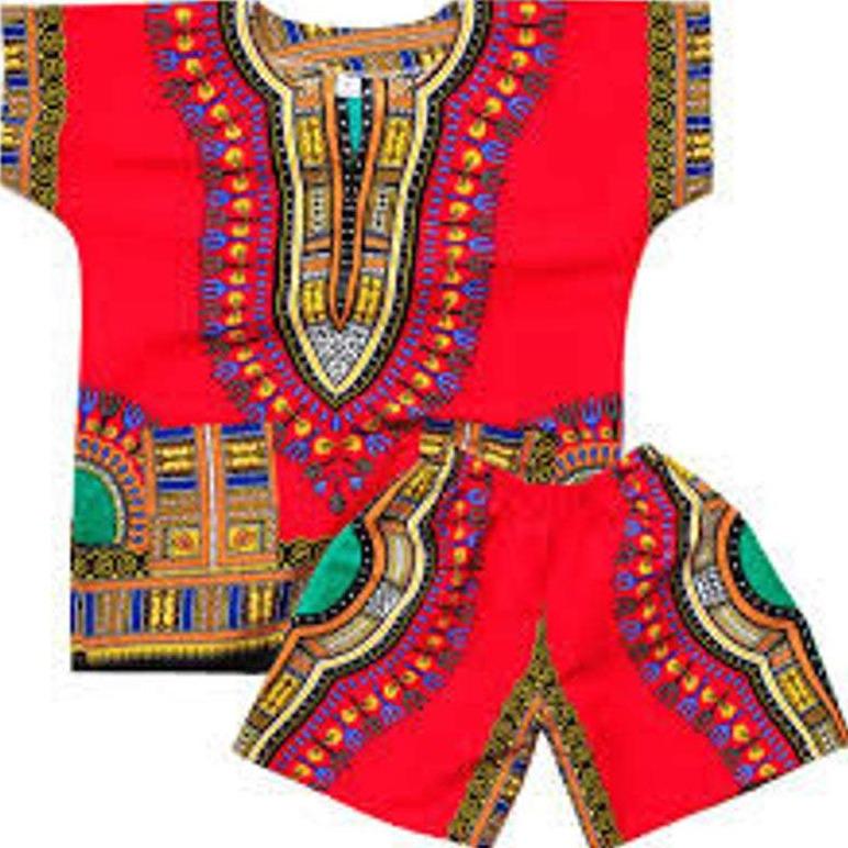 LateurGo Decora Apparel Kids Dashiki Suit