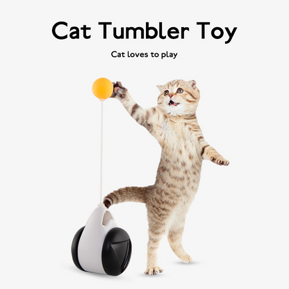 LateurGo Tumbler Balanced Wheel Swinging Ball Cat Toy - Fun and Interactive