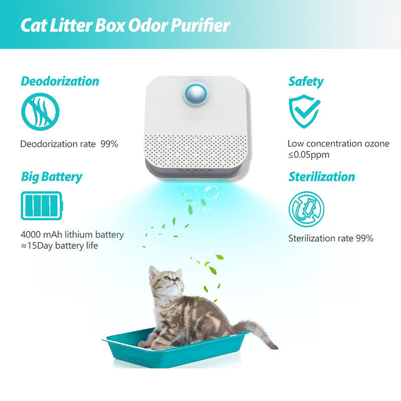 Smart Cat Odor Purifier | Litter Box Deodorizer 