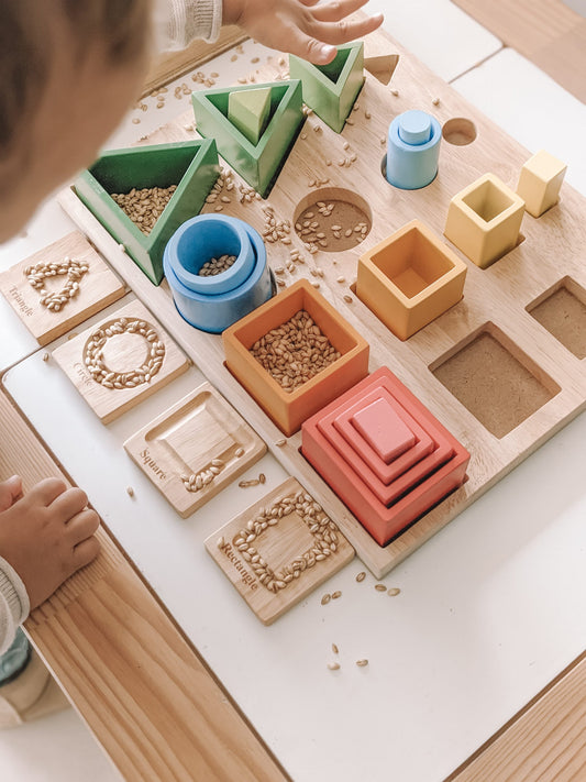 Kids Toys | QToys 3D Sorting and Nesting Board